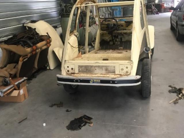 Restauration de Citroën 2CV